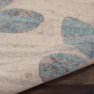 The Rug Corner Nourison Home Nourison Home - Tranquil Ivory/Light Blue Area Rug TRA01  