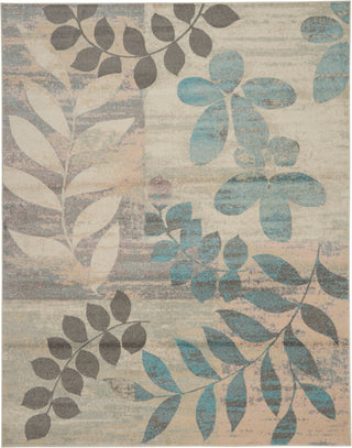 The Rug Corner Nourison Home Nourison Home - Tranquil Ivory/Light Blue Area Rug TRA01  