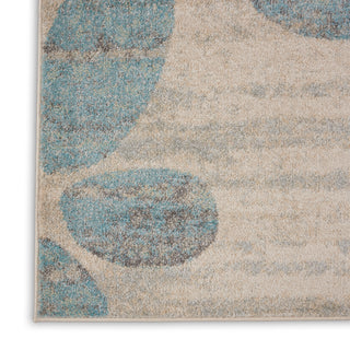 The Rug Corner Nourison Home Nourison Home - Tranquil Ivory/Light Blue Area Rug TRA01  