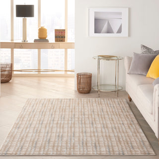 Nourison Home - Solace Beige/Blue Area Rug SLA04