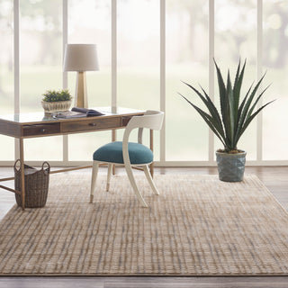 Nourison Home - Solace Beige/Blue Area Rug SLA04