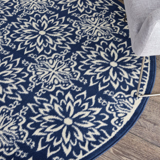 The Rug Corner Nourison Home Jubilant JUB06 NAVIV Area Rugs  