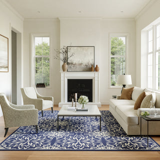 The Rug Corner Nourison Home Jubilant JUB06 NAVIV Area Rugs  