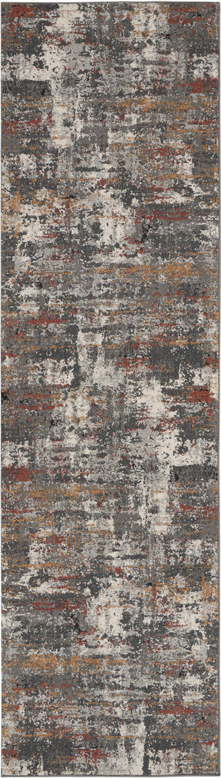 The Rug Corner Nourison Home Tangra TNR02 GRYMT Area Rugs  