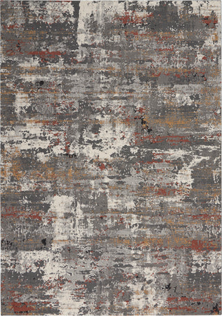 The Rug Corner Nourison Home Tangra TNR02 GRYMT Area Rugs  