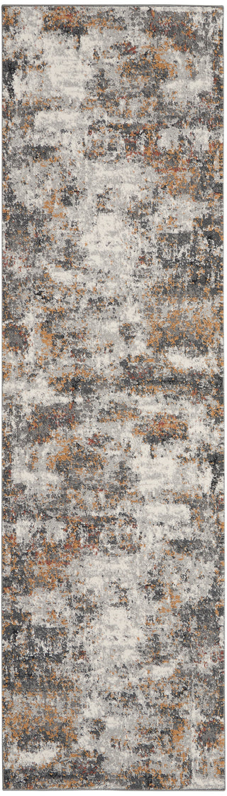 The Rug Corner Nourison Home Tangra TNR03 GRYMT Area Rugs  