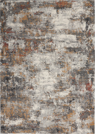 The Rug Corner Nourison Home Tangra TNR03 GRYMT Area Rugs  