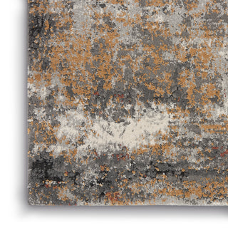 The Rug Corner Nourison Home Tangra TNR03 GRYMT Area Rugs  