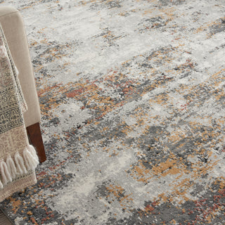 The Rug Corner Nourison Home Tangra TNR03 GRYMT Area Rugs  