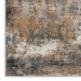 The Rug Corner Nourison Home Tangra TNR03 GRYMT Area Rugs  