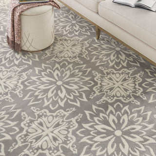 The Rug Corner Nourison Home Nourison Home - Jubilant Ivory/Grey Area Rug JUB06  