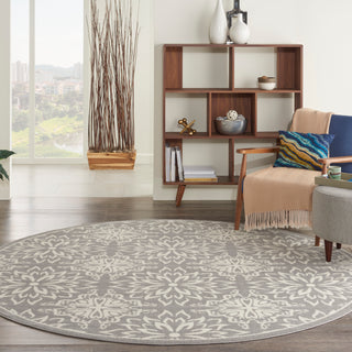 The Rug Corner Nourison Home Nourison Home - Jubilant Ivory/Grey Area Rug JUB06  
