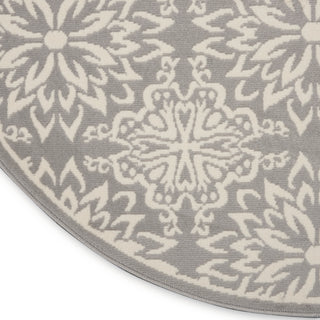 The Rug Corner Nourison Home Nourison Home - Jubilant Ivory/Grey Area Rug JUB06  