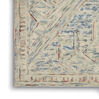 The Rug Corner Nourison Home Interlock ITL02 BLUMT Area Rugs  