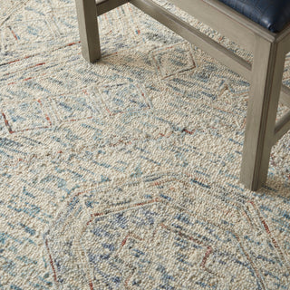 The Rug Corner Nourison Home Interlock ITL02 BLUMT Area Rugs  