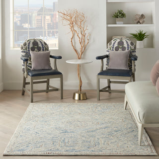 The Rug Corner Nourison Home Interlock ITL02 BLUMT Area Rugs  