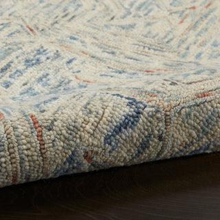 The Rug Corner Nourison Home Interlock ITL02 BLUMT Area Rugs  