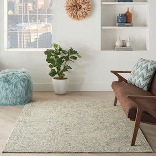 The Rug Corner Nourison Home Nourison Home - Interlock Blue/Ivory Area Rug ITL03  