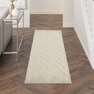 Nourison Home - Interlock Ivory/Green Area Rug ITL04