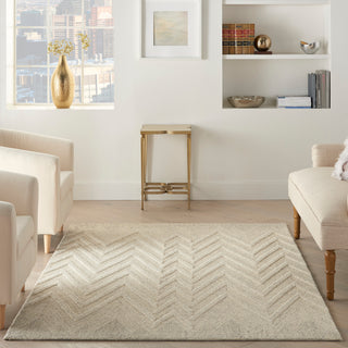 Nourison Home - Interlock Ivory/Green Area Rug ITL04