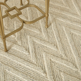 Nourison Home - Interlock Ivory/Green Area Rug ITL04