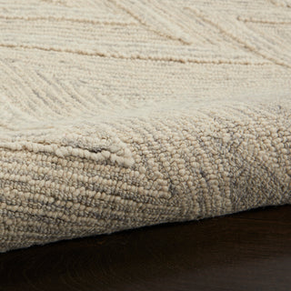 Nourison Home - Interlock Ivory/Green Area Rug ITL04