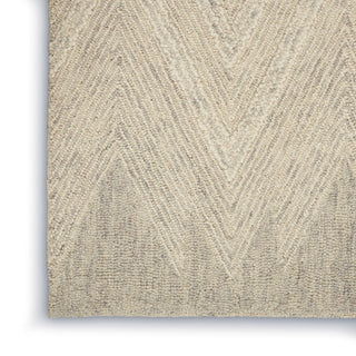 Nourison Home - Interlock Ivory/Green Area Rug ITL04