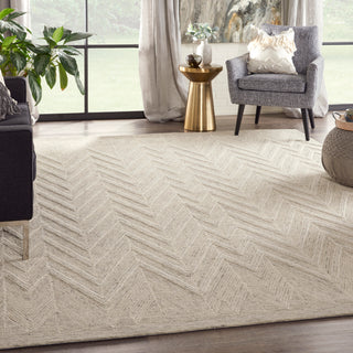 Nourison Home - Interlock Ivory/Green Area Rug ITL04
