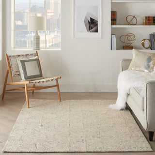 Nourison Home - Interlock Ivory/Multi-Color Area Rug ITL05
