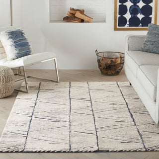 The Rug Corner Nourison Home Colorado CLR01 WHTBL Area Rugs  