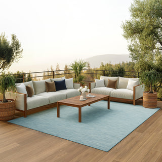 The Rug Corner Nourison Home Nourison Home - Positano Aqua Area Rug POS01  