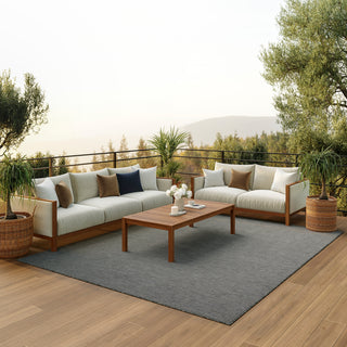 The Rug Corner Nourison Home Positano POS01 CHARC Area Rugs  