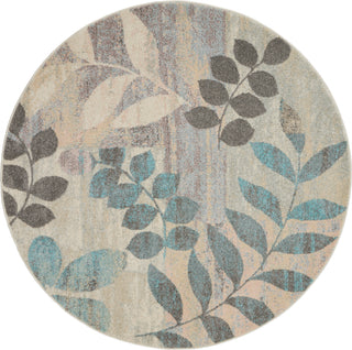 The Rug Corner Nourison Home Nourison Home - Tranquil Ivory/Light Blue Area Rug TRA01  