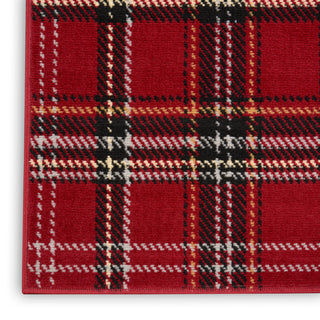 The Rug Corner Nourison Home Grafix GRF03 RED Area Rugs  