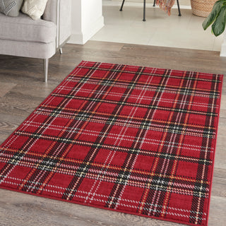 The Rug Corner Nourison Home Grafix GRF03 RED Area Rugs  