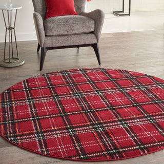 The Rug Corner Nourison Home Grafix GRF03 RED Area Rugs  