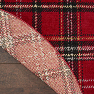 The Rug Corner Nourison Home Grafix GRF03 RED Area Rugs  