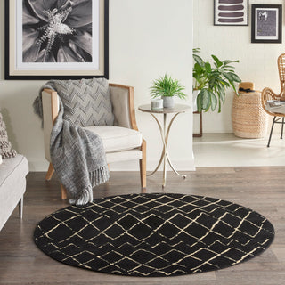 The Rug Corner Nourison Home Nourison Home - Grafix Black Area Rug GRF04  
