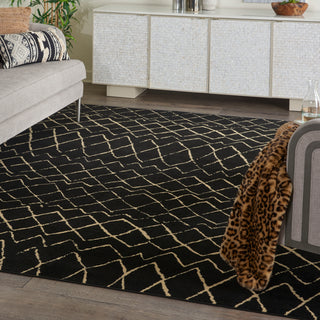 The Rug Corner Nourison Home Nourison Home - Grafix Black Area Rug GRF04  
