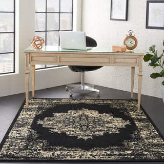 The Rug Corner Nourison Home Nourison Home - Grafix Black Area Rug GRF14  
