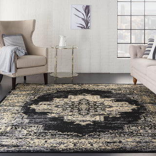 The Rug Corner Nourison Home Nourison Home - Grafix Black Area Rug GRF14  
