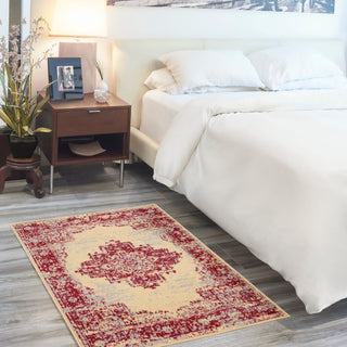 The Rug Corner Nourison Home Grafix GRF14 CRMRD Area Rugs  