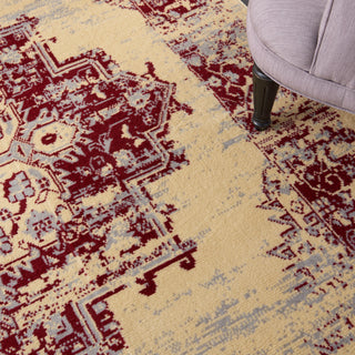 The Rug Corner Nourison Home Grafix GRF14 CRMRD Area Rugs  
