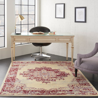 The Rug Corner Nourison Home Grafix GRF14 CRMRD Area Rugs  