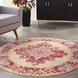 The Rug Corner Nourison Home Grafix GRF14 CRMRD Area Rugs  