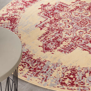 The Rug Corner Nourison Home Grafix GRF14 CRMRD Area Rugs  
