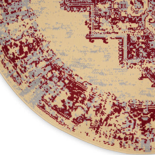 The Rug Corner Nourison Home Grafix GRF14 CRMRD Area Rugs  