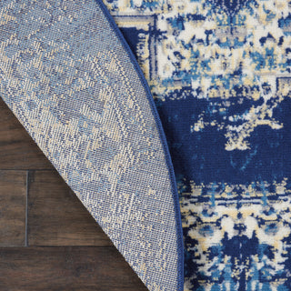 The Rug Corner Nourison Home Nourison Home - Grafix Navy/Blue Area Rug GRF14  