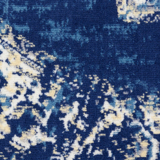 The Rug Corner Nourison Home Nourison Home - Grafix Navy/Blue Area Rug GRF14  