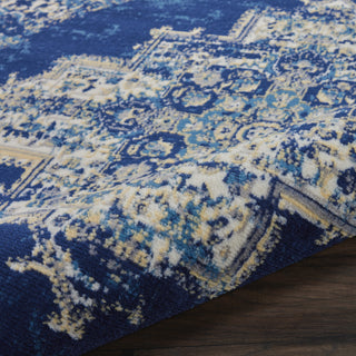 The Rug Corner Nourison Home Nourison Home - Grafix Navy/Blue Area Rug GRF14  
